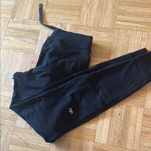 Black Leggings with Logo